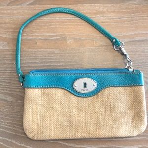 Fossil Key-Per wristlet